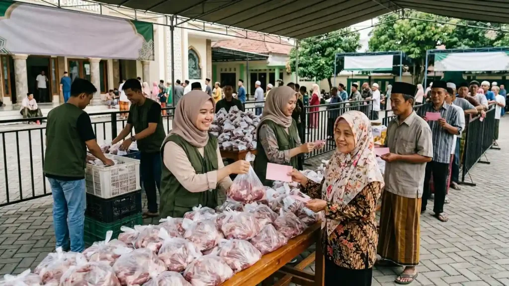 Pembagian Daging Qurban